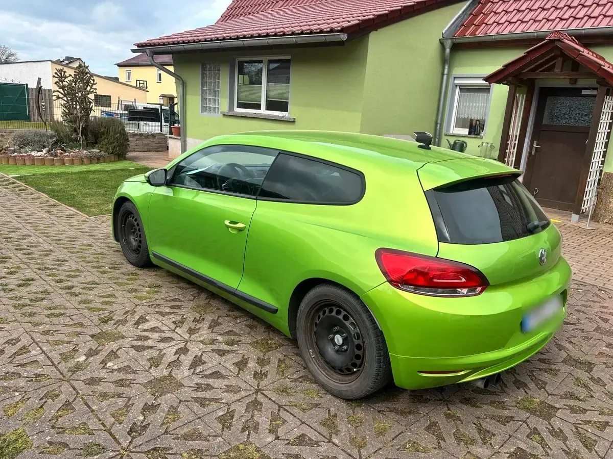 Usata VW Scirocco 200 CV (147 kW) 2008 Verde Coupé