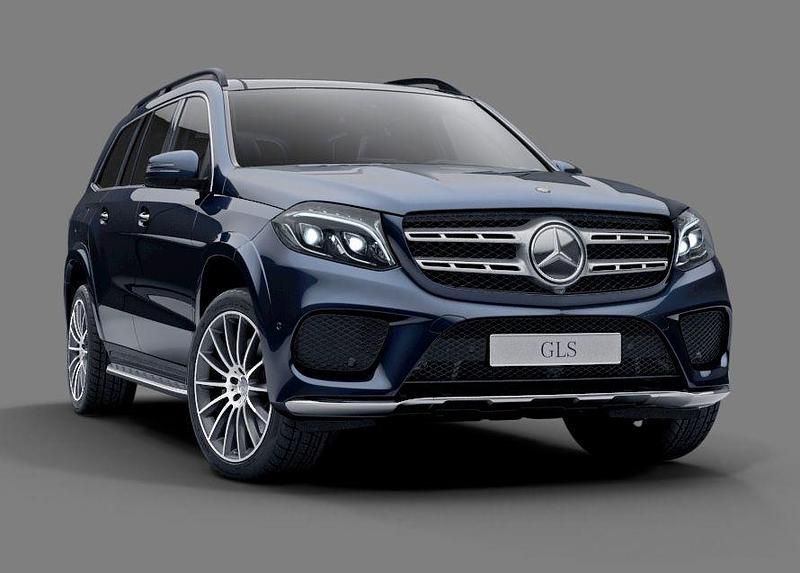 Blau Gebraucht 2017 Mercedes GLS350 AMG line SUV | 48.980 € (Fairer Preis) - Bild 1/1