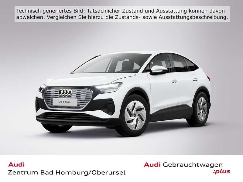 Gletscherweiß metallic Gebraucht 2025 Audi Q4 e-tron SUV | 44.490 € (Fairer Preis) - Bild 1/4