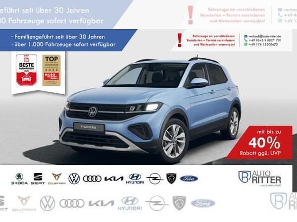 Blau Neu 2025 VW T-Cross Life SUV | 25.990 € (Fairer Preis) - Bild 1/4