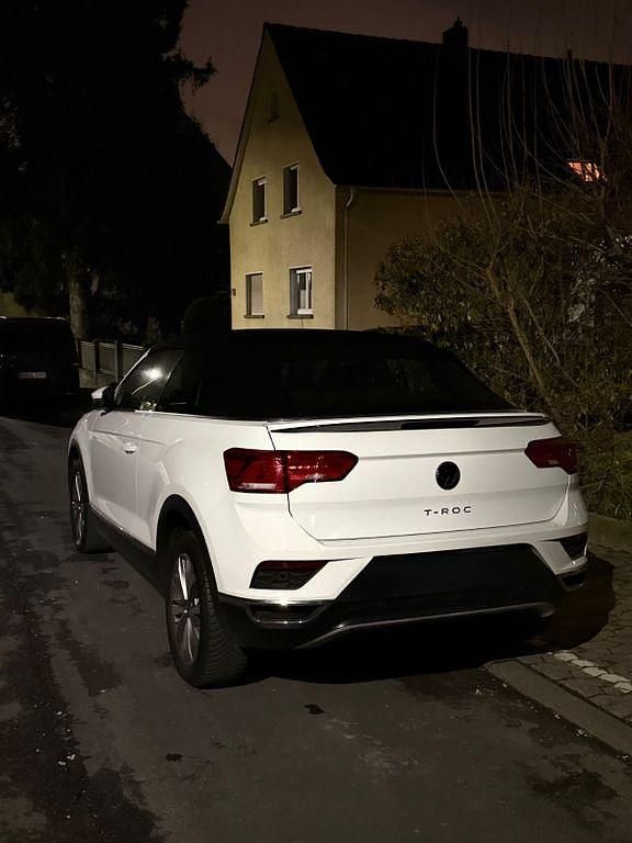 Gebraucht VW T-Roc Cabriolet Style 116 PS (85 kW) 2020 Weiß Cabrio