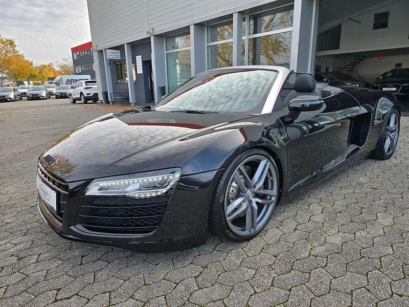 Pantherschwarz kristall Gebraucht 2015 Audi R8 Spyder Advanced Cabrio | 74.890 € (Superpreis) - Bild 1/4