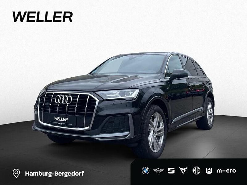 Schwarz Gebraucht 2024 Audi Q7 S-Line SUV | 54.900 € - Bild 1/4