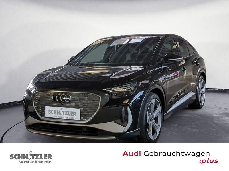 Mythosschwarz metallic Gebraucht 2021 Audi Q4 Sportback e-tron Ambiente SUV | 34.980 € (Fairer Preis) - Bild 1/4