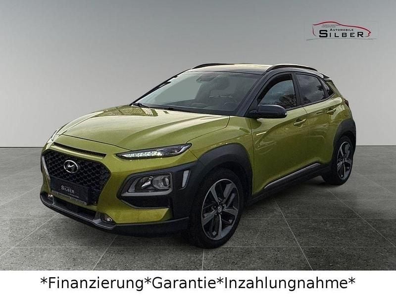Gebraucht Hyundai Kona Style 177 PS (130 kW) 2018 Gelb SUV