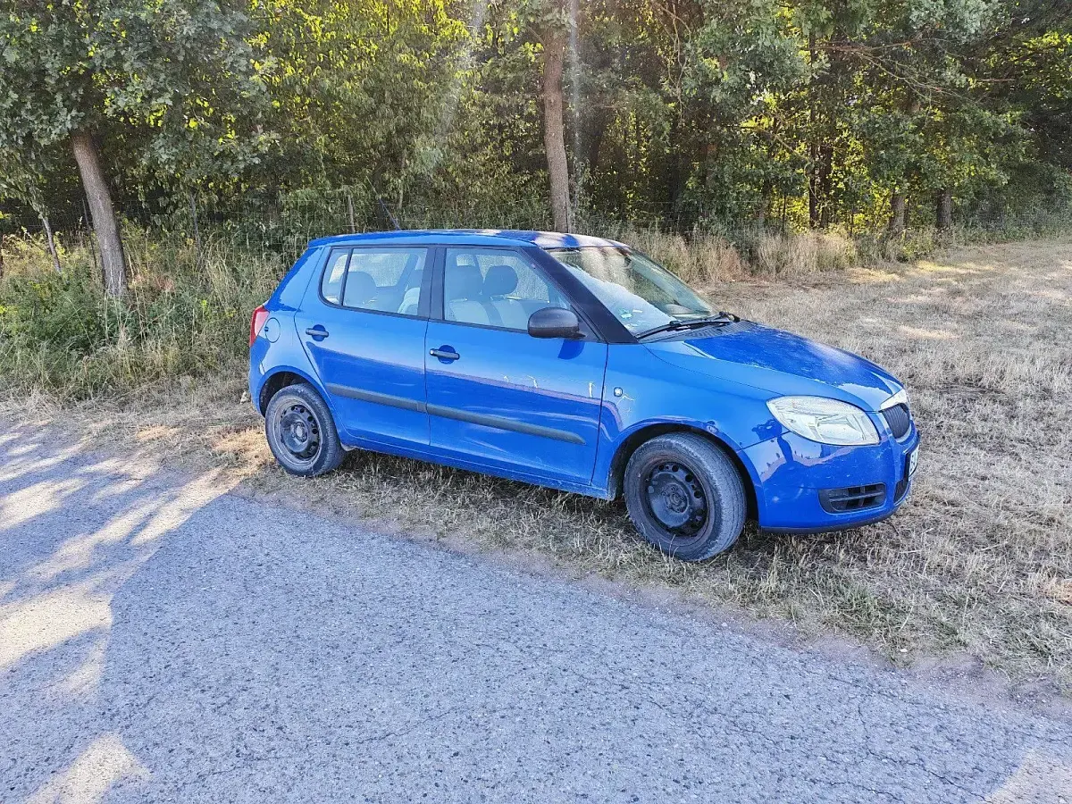 Gebraucht Skoda Fabia 60 PS (44 kW) 2009 Blau Limousine
