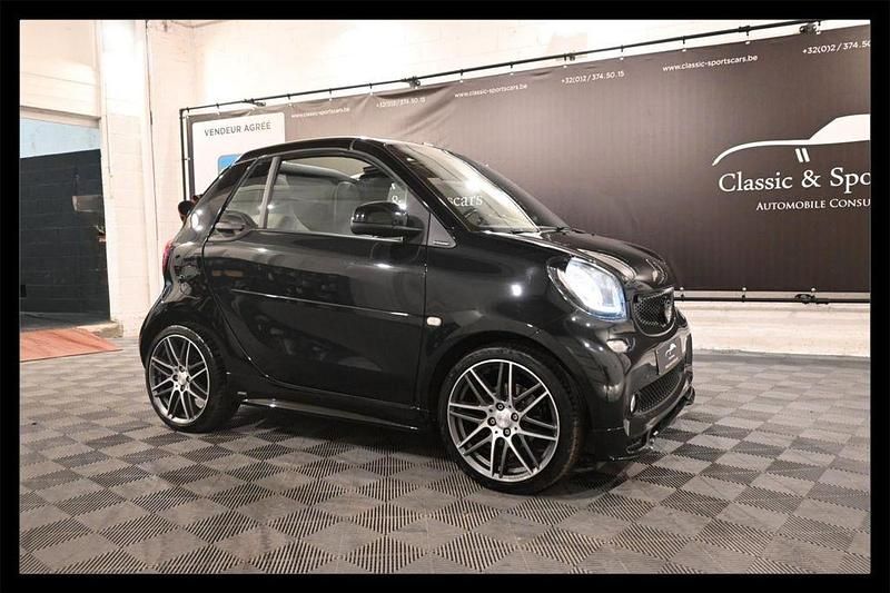 Schwarz Gebraucht 2018 Smart ForTwo Cabrio Brabus Xclusive Cabrio | 24.950 € (Fairer Preis) - Bild 1/4