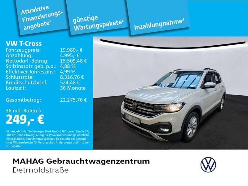 Grau Gebraucht 2023 VW T-Cross Life SUV | 19.980 € (Fairer Preis) - Bild 1/2