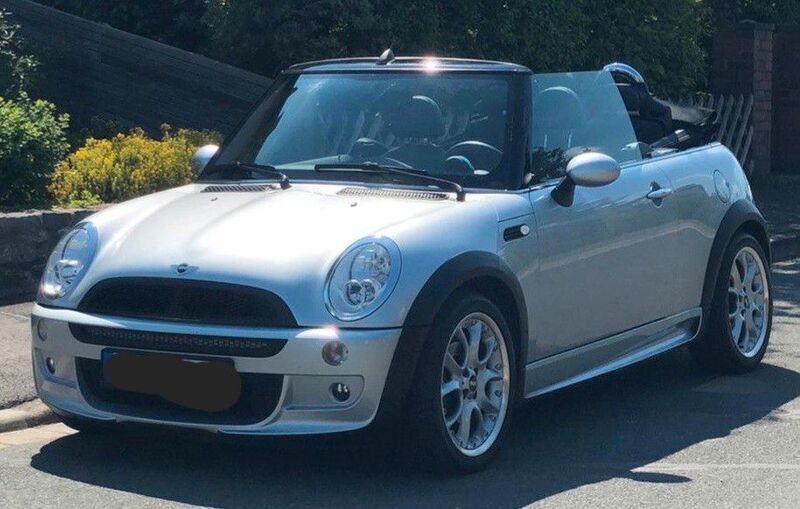 Silber Gebraucht 2008 Mini Cooper Cabriolet Cabrio | 7.999 € (Etwas zu teuer) - Bild 1/4