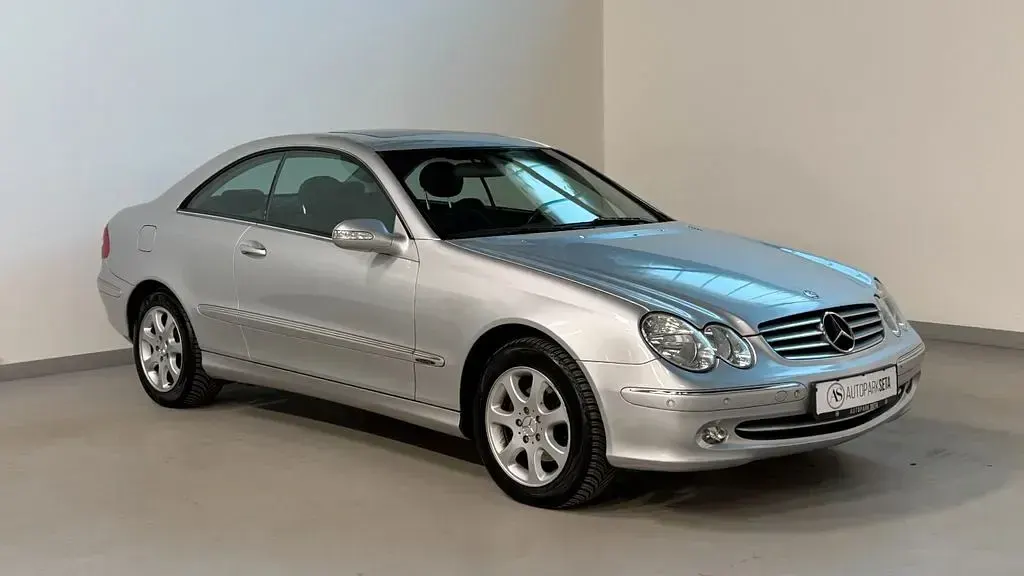 Gebraucht Mercedes CLK200 163 PS (119 kW) 2004 Silber Coupé