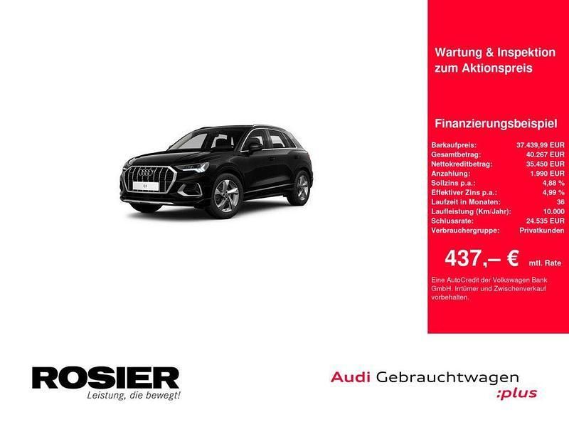 Mythosschwarz metallic Gebraucht 2022 Audi Q3 Advanced Plus SUV | 37.440 € (Fairer Preis) - Bild 1/4