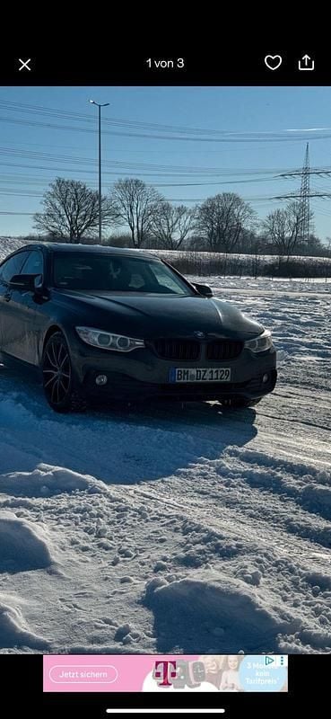 Schwarz Gebraucht 2015 BMW 428 Gran Coupé Coupé | 16.000 € (Guter Preis) - Bild 1/4