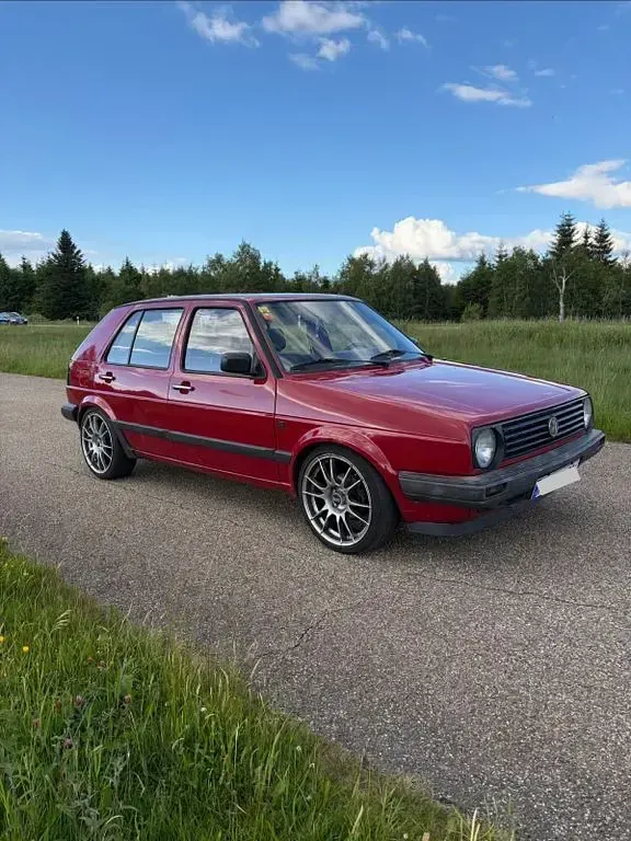Gebraucht VW Golf III 60 PS (44 kW) 1991 Rot Kleinwagen