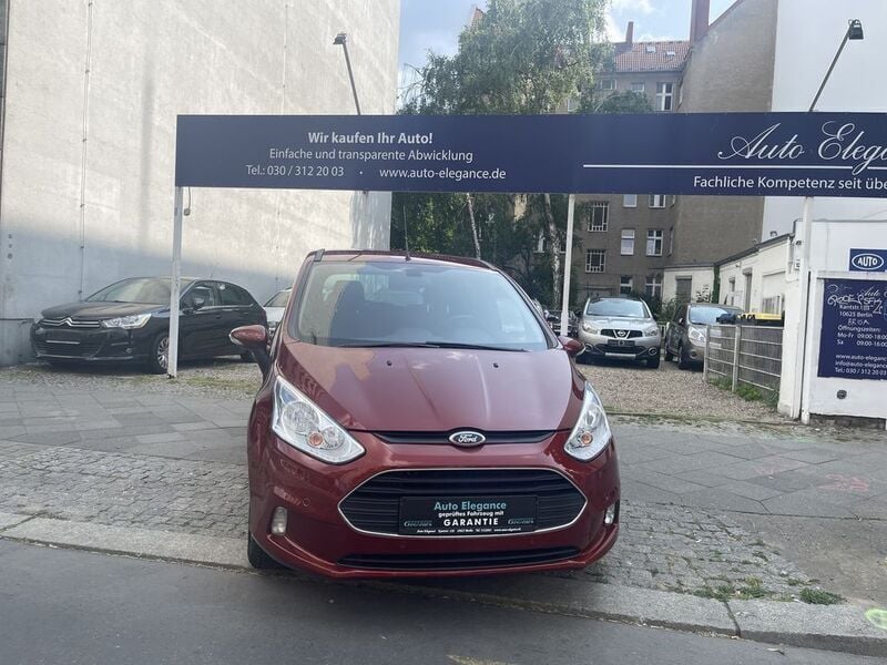 Cranberryrot Gebraucht 2015 Ford B-MAX SYNC Edition Van / Kleinbus | 9.440 € (Fairer Preis) - Bild 1/4