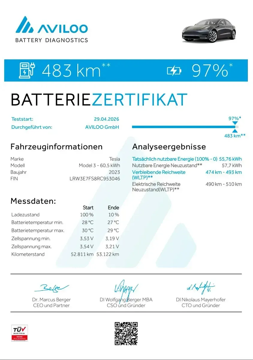 Gebraucht Tesla Model 3 RWD 208 kW (283 PS) 2024 Weiß Limousine