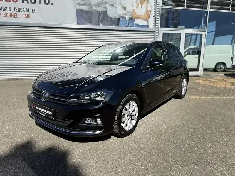 Gebraucht VW Polo Highline 116 PS (85 kW) 2019 Schwarz Kleinwagen
