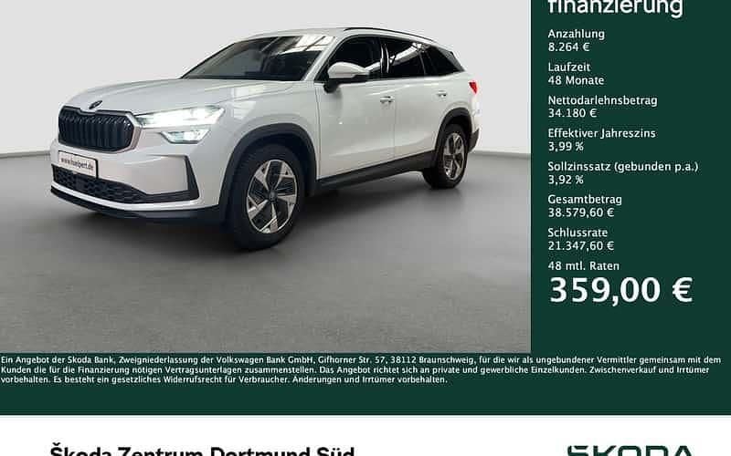 Weiß Gebraucht 2025 Skoda Kodiaq Selection SUV | 42.444 € (Superpreis) - Bild 1/4
