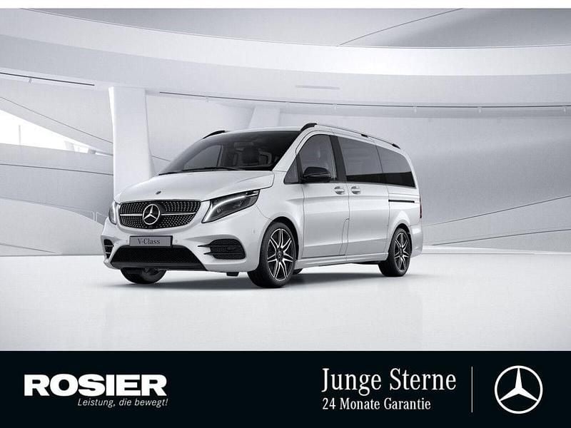 Weiss / bergkristallweiß Gebraucht 2020 Mercedes V300 Exclusive Van / Kleinbus | 53.950 € (Guter Preis) - Bild 1/4