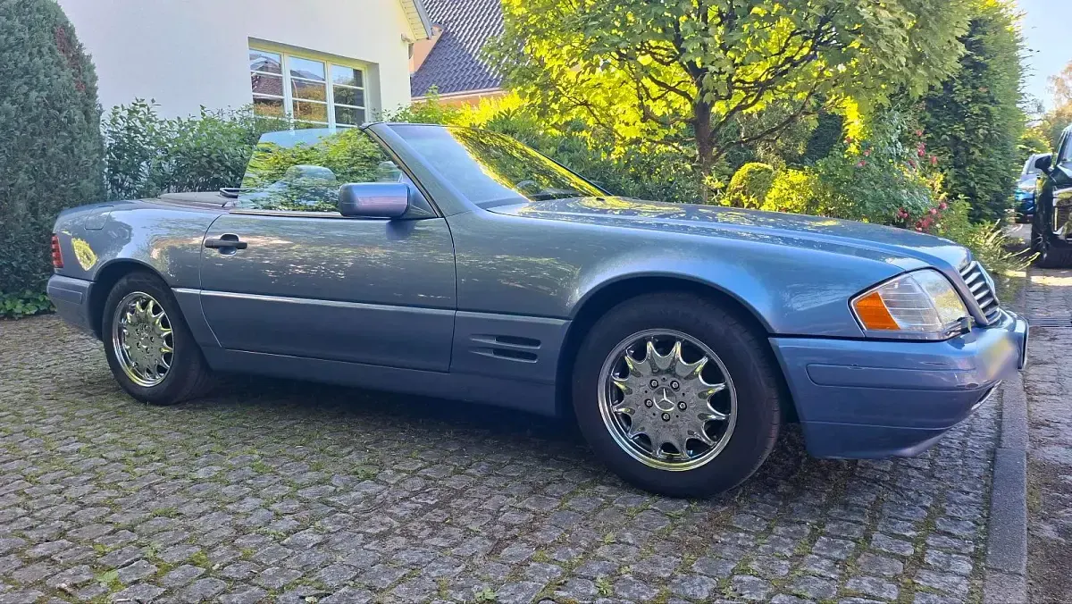 Gebraucht Mercedes SL320 231 PS (169 kW) 1997 Blau Cabrio