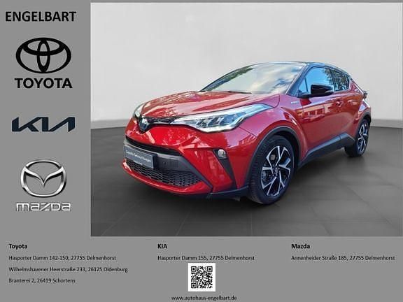 Karminarot metallic / dach schwarz Gebraucht 2019 Toyota C-HR+ Plus SUV | 21.950 € (Fairer Preis) - Bild 1/4