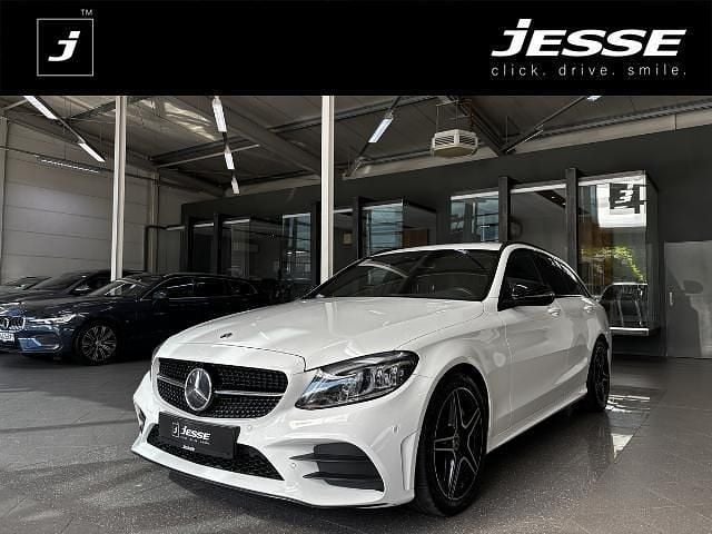 Polarweiss unilack Gebraucht 2021 Mercedes C300 AMG line Kombi | 29.990 € (Superpreis) - Bild 1/4
