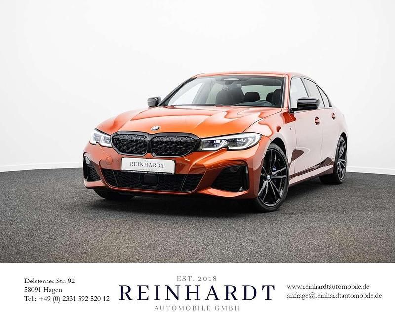 Sunset orange metallic Gebraucht 2020 BMW 340 Limousine | 43.260 € (Fairer Preis) - Bild 1/3