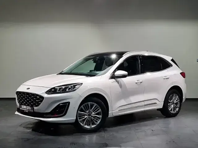 Gebraucht Ford Kuga Vignale 150 PS (110 kW) 2021 Weiß, arktis weiß metallic SUV