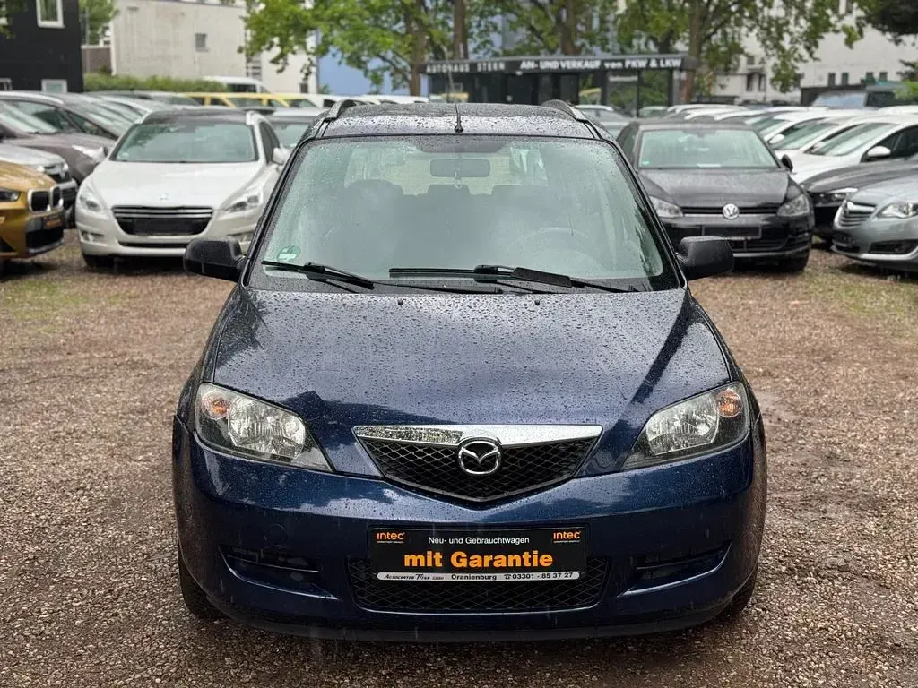 Brugt Mazda 2 75 HK (55 kW) 2003 Blå Hatchback