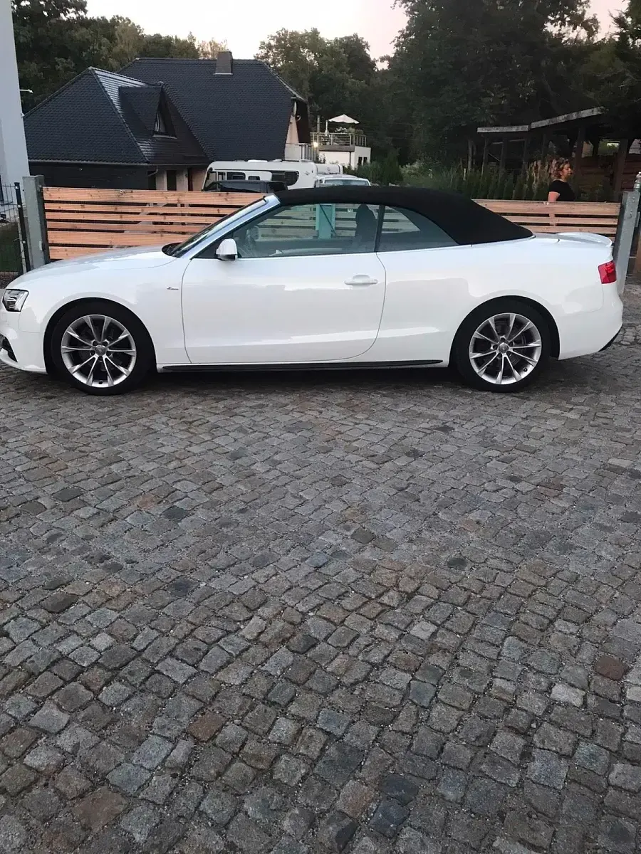 Gebraucht Audi A5 Cabriolet S-Line 190 PS (139 kW) 2016 Weiß Cabrio