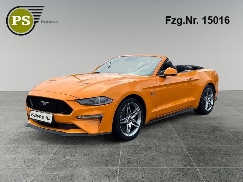 Orange Gebraucht 2019 Ford Mustang GT Convertible Cabrio | 35.980 € (Superpreis) - Bild 1/4