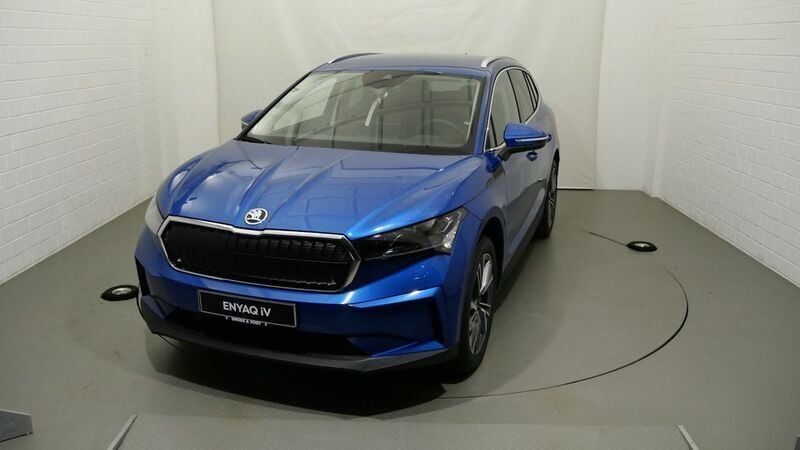 Blau Neu 2024 Skoda Enyaq iV ecoSuite SUV | 49.590 € (Fairer Preis) - Bild 1/4