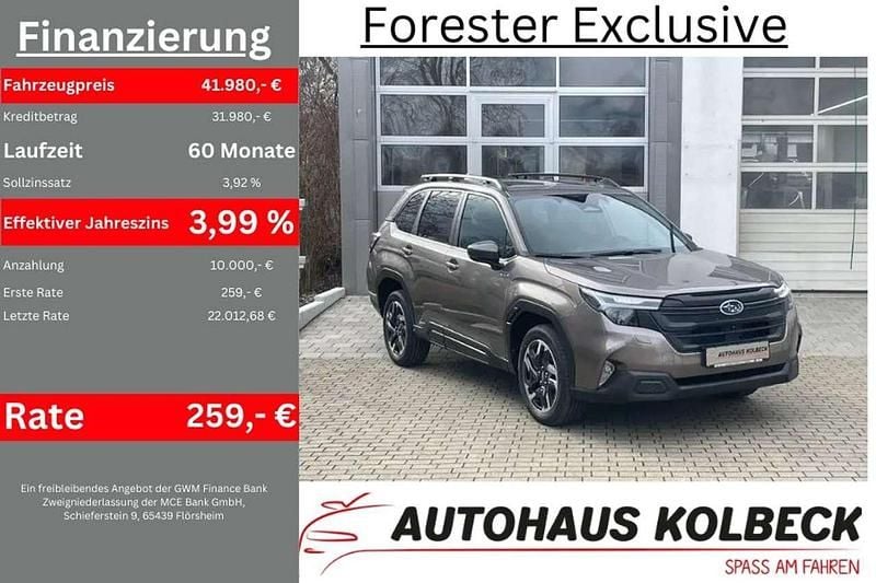 Neu Subaru Forester Exclusive+ 136 PS (100 kW) 2026 Brilliant bronze metallic SUV