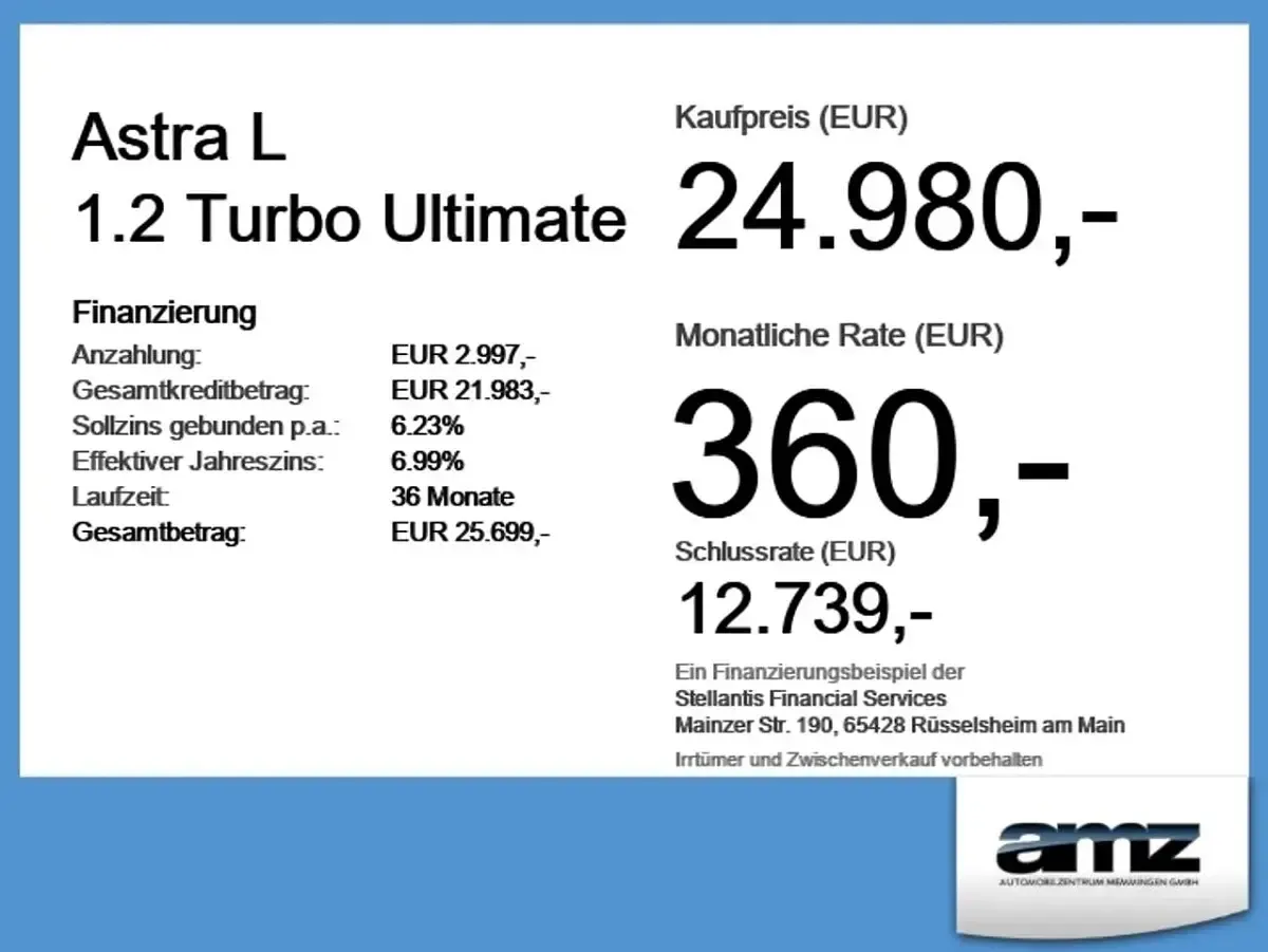 Gebraucht Opel Astra Ultimate 131 PS (96 kW) 2024 Schwarz Kleinwagen