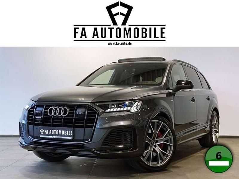 Grau Gebraucht 2021 Audi Q7 S-Line SUV | 71.889 € - Bild 1/4