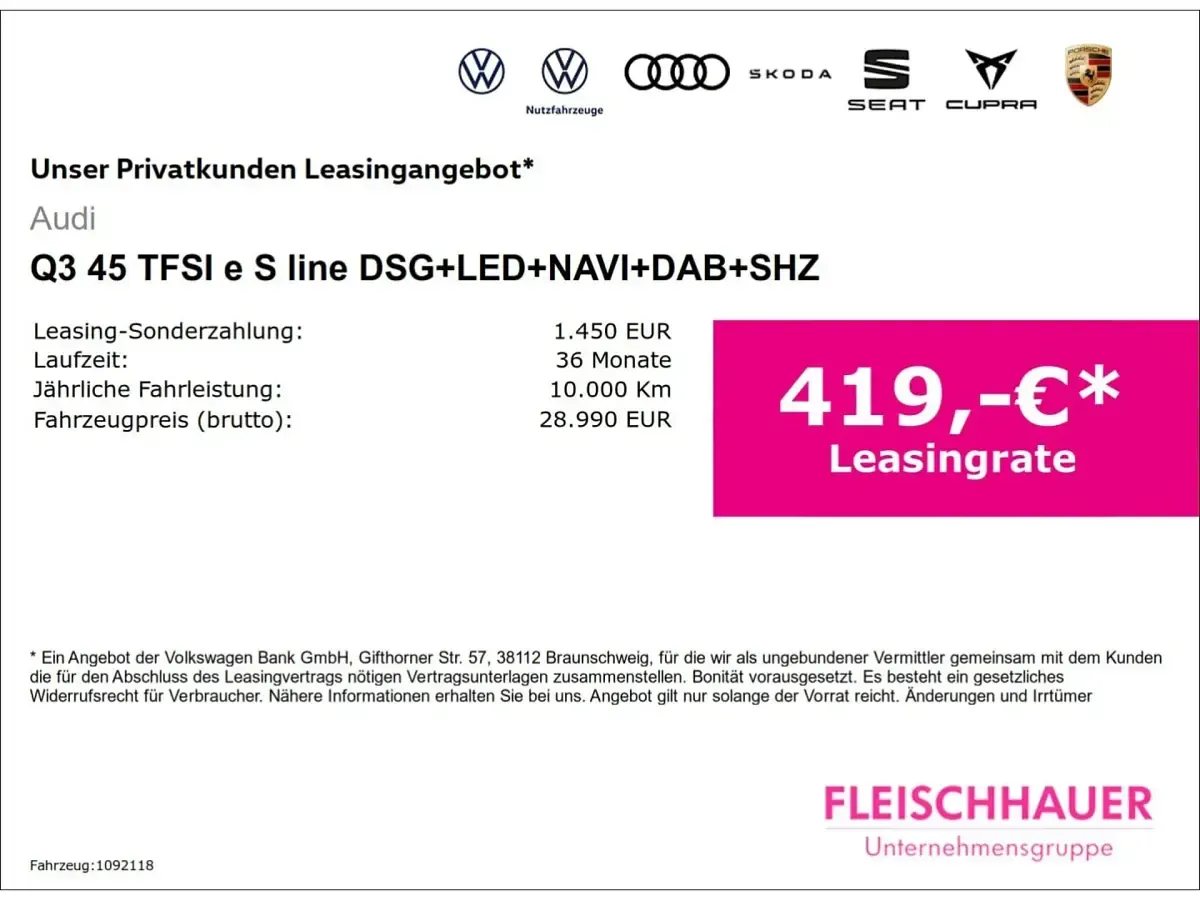 Gebraucht Audi Q3 S-Line 245 PS (180 kW) 2022 Weiss SUV