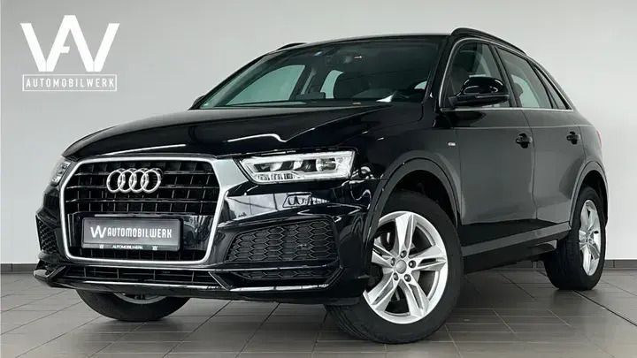 Schwarz mythosschwarz metallic Gebraucht 2017 Audi Q3 S-Line SUV | 19.980 € (Fairer Preis) - Bild 1/4