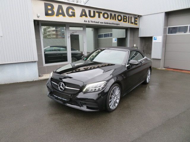 Schwarz Gebraucht 2020 Mercedes C200 AMG Cabrio | 34.990 € (Guter Preis) - Bild 1/4