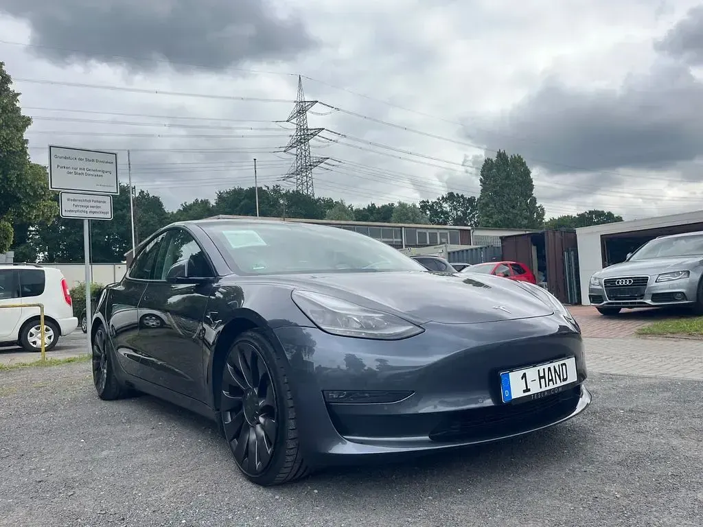 Gebraucht Tesla Model 3 Performance 377 kW (513 PS) 2021 Grau Limousine