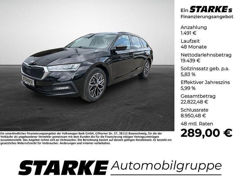 Schwarz Gebraucht 2021 Skoda Octavia Clever Kombi | 20.930 € (Fairer Preis) - Bild 1/4