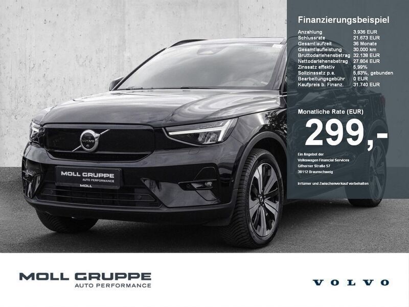 Black solid (stone) / solid Gebraucht 2023 Volvo XC40 Ultimate SUV | 32.880 € (Guter Preis) - Bild 1/4