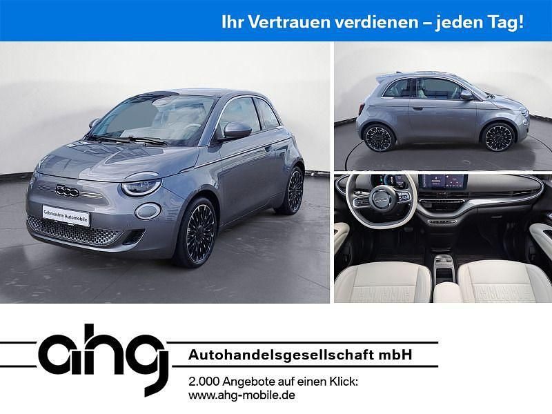 Grau Gebraucht 2021 Fiat 500e La Prima Limousine | 17.930 € (Fairer Preis) - Bild 1/4