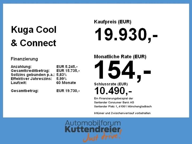 Gebraucht Ford Kuga Cool & Connect 224 PS (164 kW) 2022 Frostweiß SUV