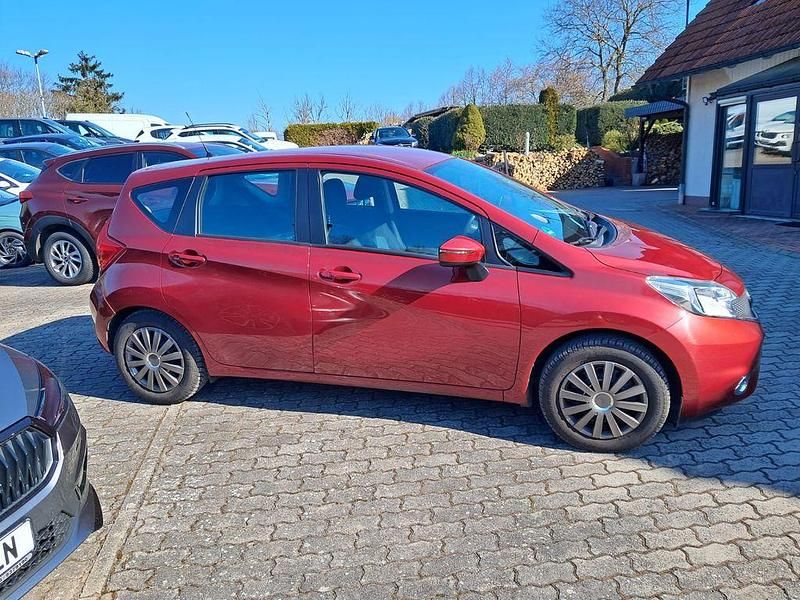 Second-hand Nissan Note Acenta 98 CP (72 kW) 2014 Roșu Hatchback