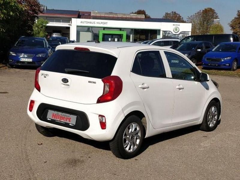 Gebraucht Kia Picanto DREAM-TEAM Edition 84 PS (61 kW) 2020 (ud) schneeweiss (metallic) Kleinwagen
