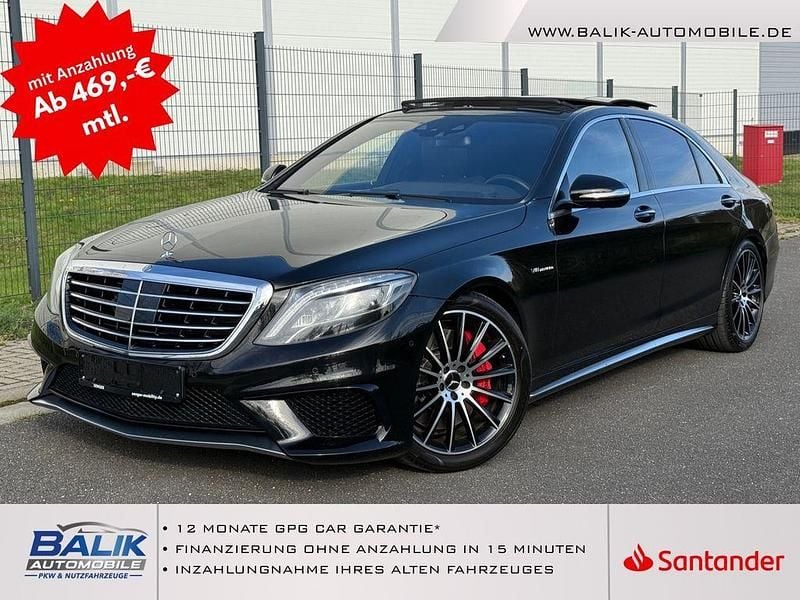 Obsidianschwarz Gebraucht 2014 Mercedes S63 AMG AMG Limousine | 51.900 € (Guter Preis) - Bild 1/4