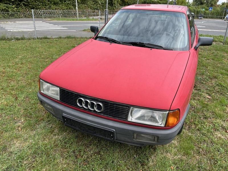 Rot Gebraucht 1990 Audi 80 Limousine | 3.400 € - Bild 1/4