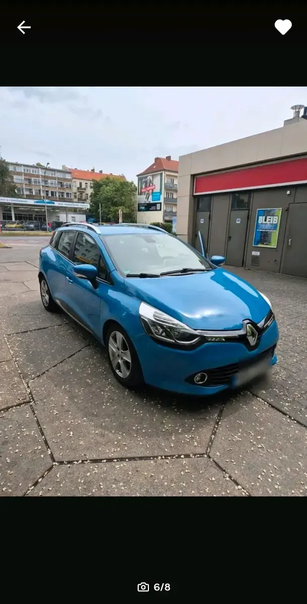 Gebraucht Renault Clio 97 PS (71 kW) 2015 Blau Kombi
