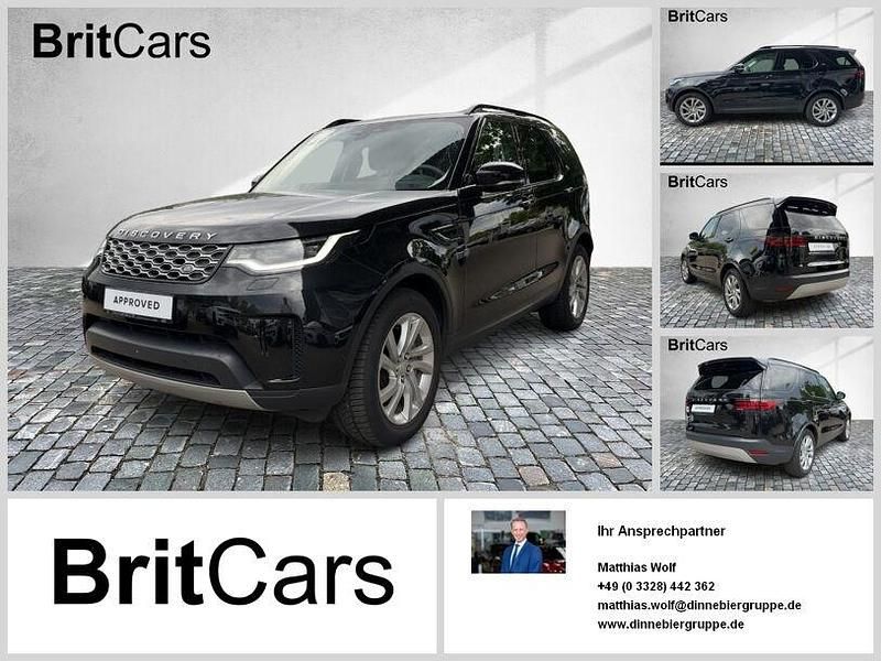 Santorini black metallic Gebraucht 2021 Land Rover Discovery 5 HSE SUV | 53.347 € (Etwas zu teuer) - Bild 1/4