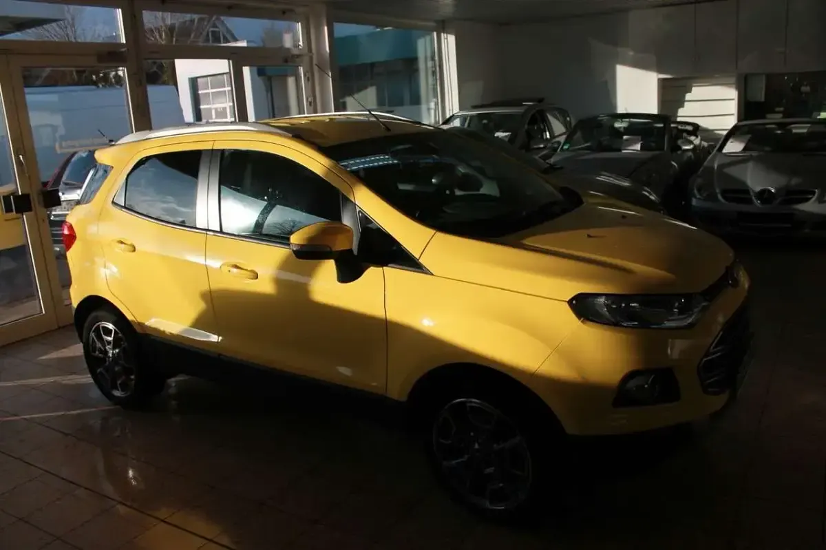 Gebraucht Ford Ecosport Titanium 125 PS (91 kW) 2016 Gelb SUV