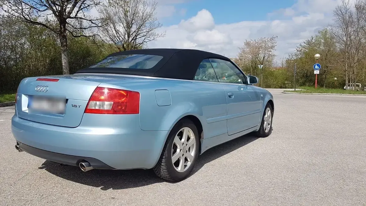 Używany Audi A4 Cabriolet Basis 163 KM (119 kW) 2005 Niebieski Kabriolet